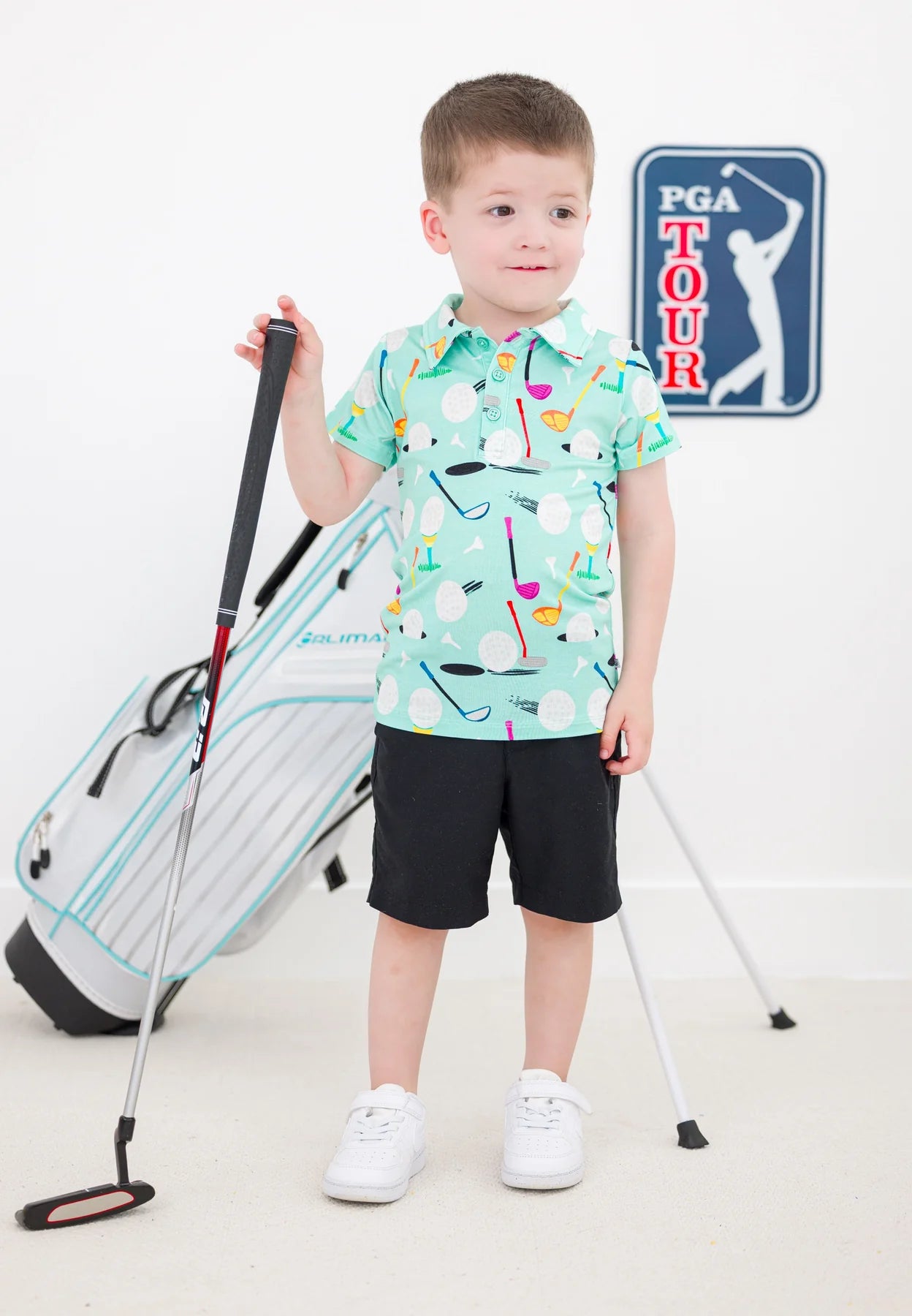 Birdie Bean - Scottie Golf Polo Shirt