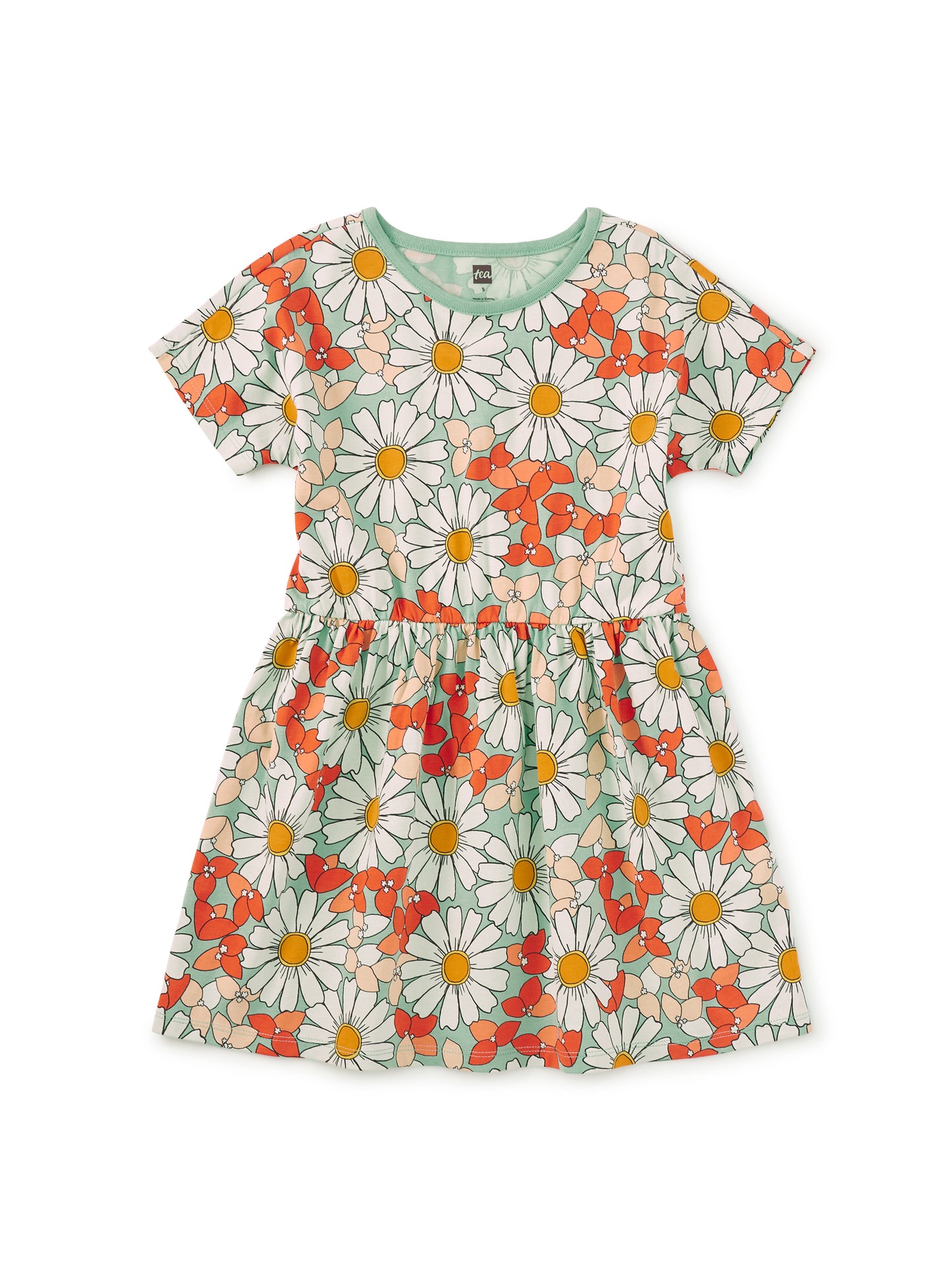 Tea Collection - Short Sleeve Twirl Dress
