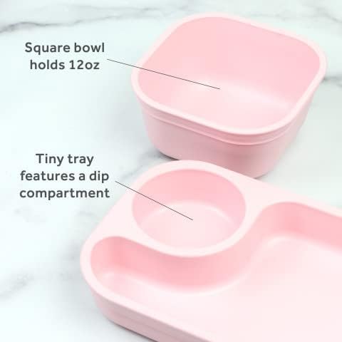 Re-Play - Tiny Dining 1st Meals Set - Ice Pink