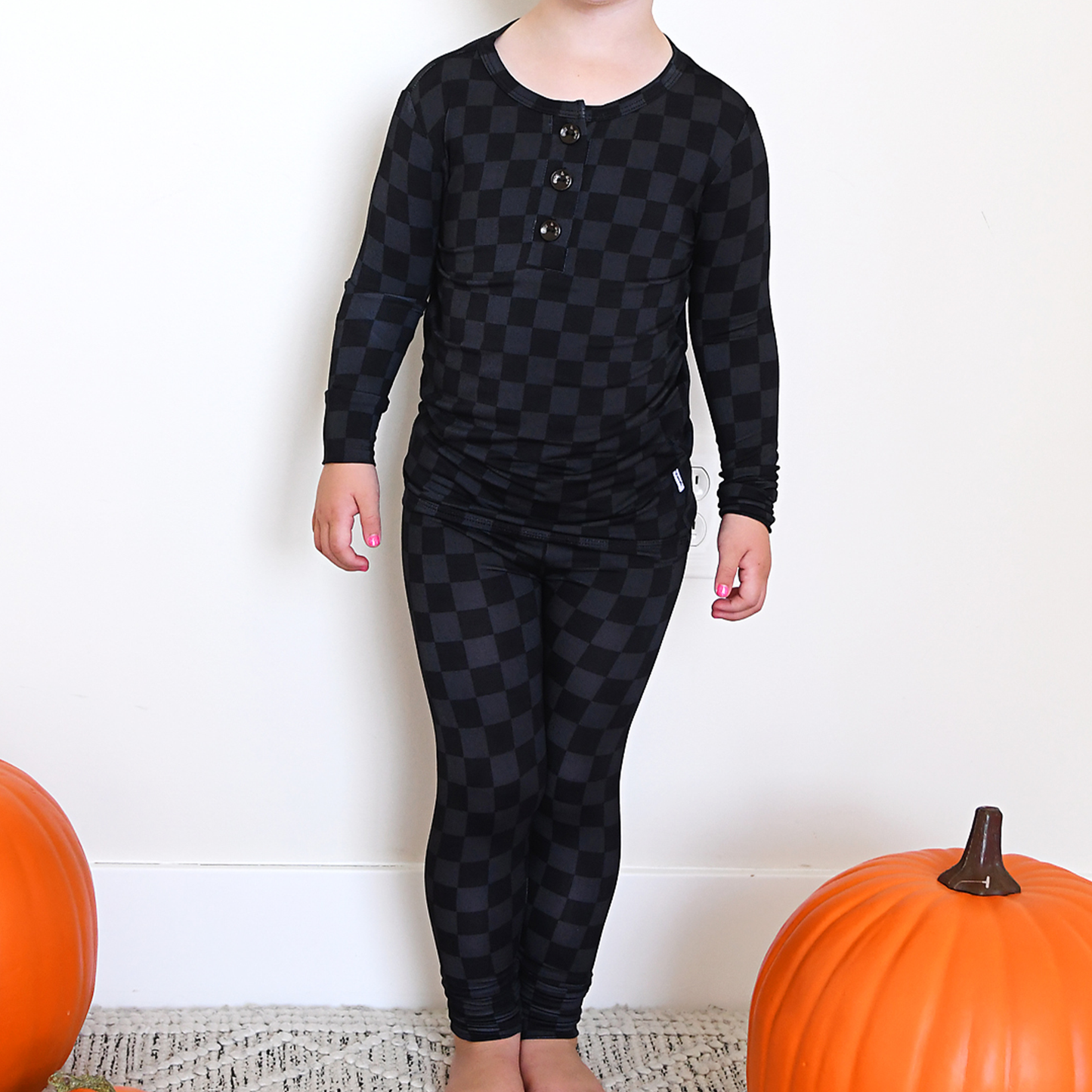 Gigi and Max - Frankie TWO PIECE Bamboo Checks PJ Set