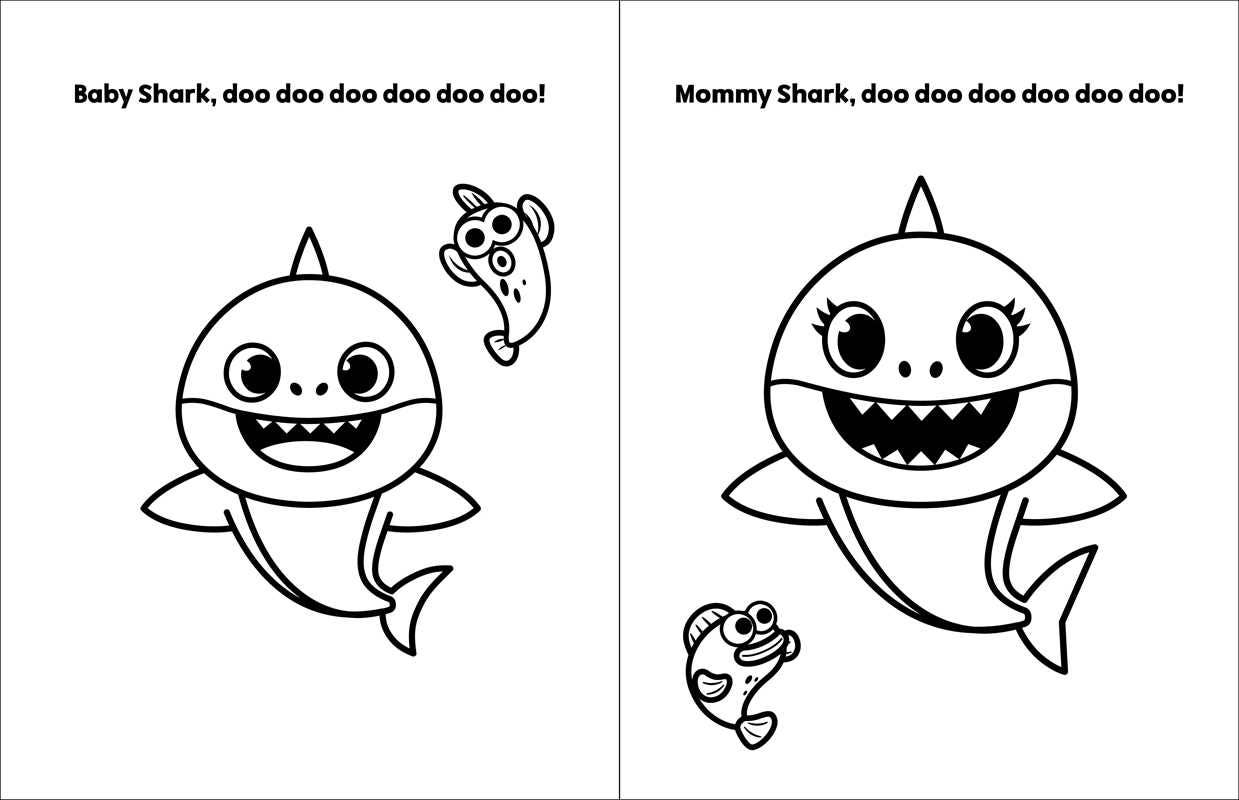 Simon & Schuster - Baby Shark: My First Big Book of Coloring by Pinkfong: Paperback; 192 pages / English