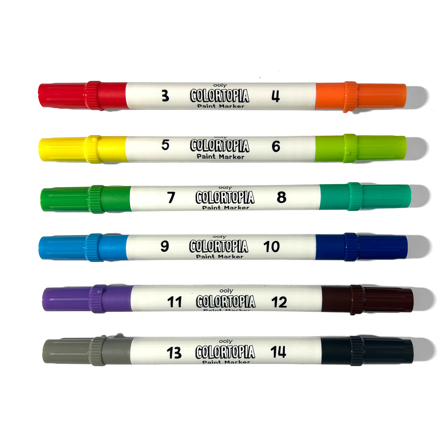 OOLY - Colortopia: Paint Marker By Number Kit - Epic Adventures