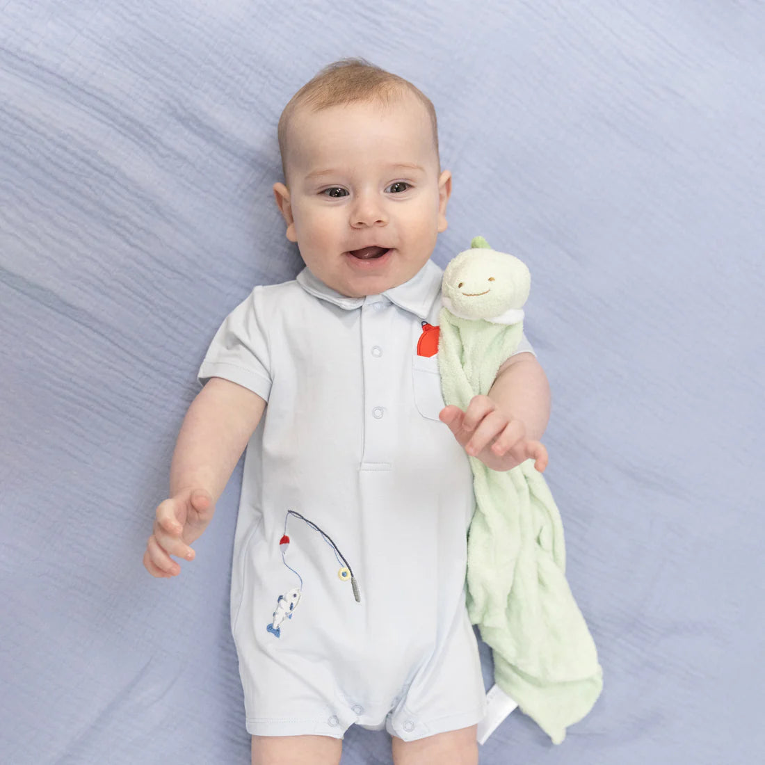 Angel Dear - Gone Fishing Polo Shortie