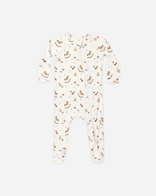 Quincy Mae - Bamboo Zip Footie || Toy Chest