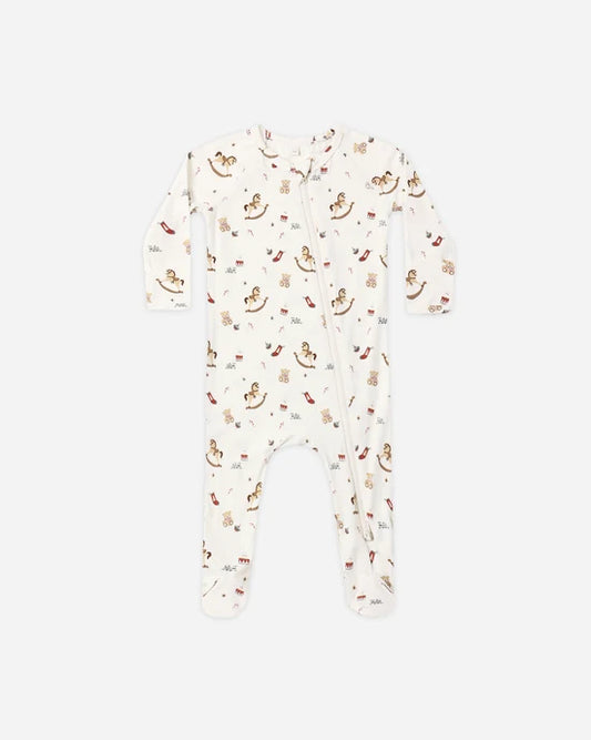 Quincy Mae - Bamboo Zip Footie || Toy Chest
