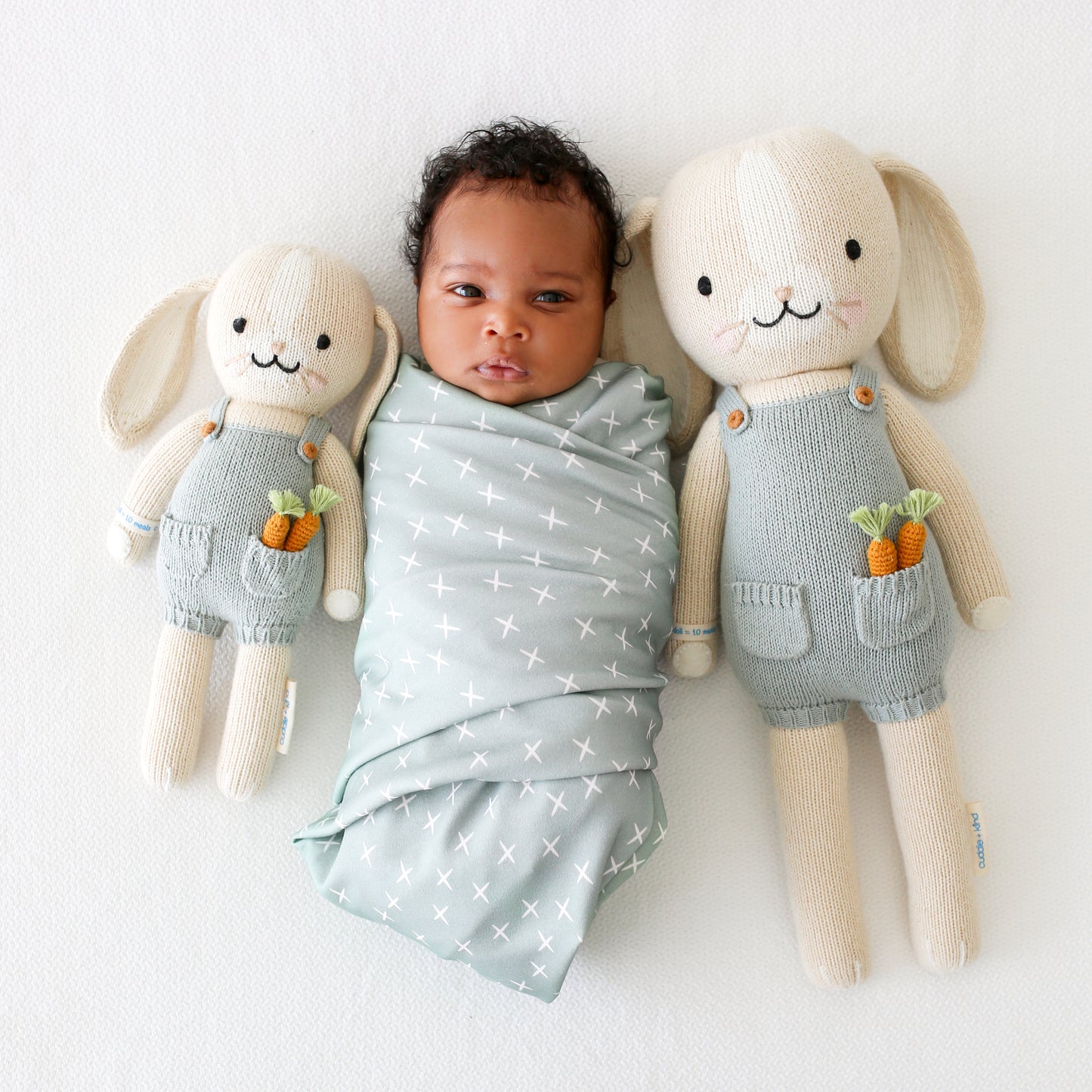cuddle + kind - Henry the Bunny Handknit Dolls