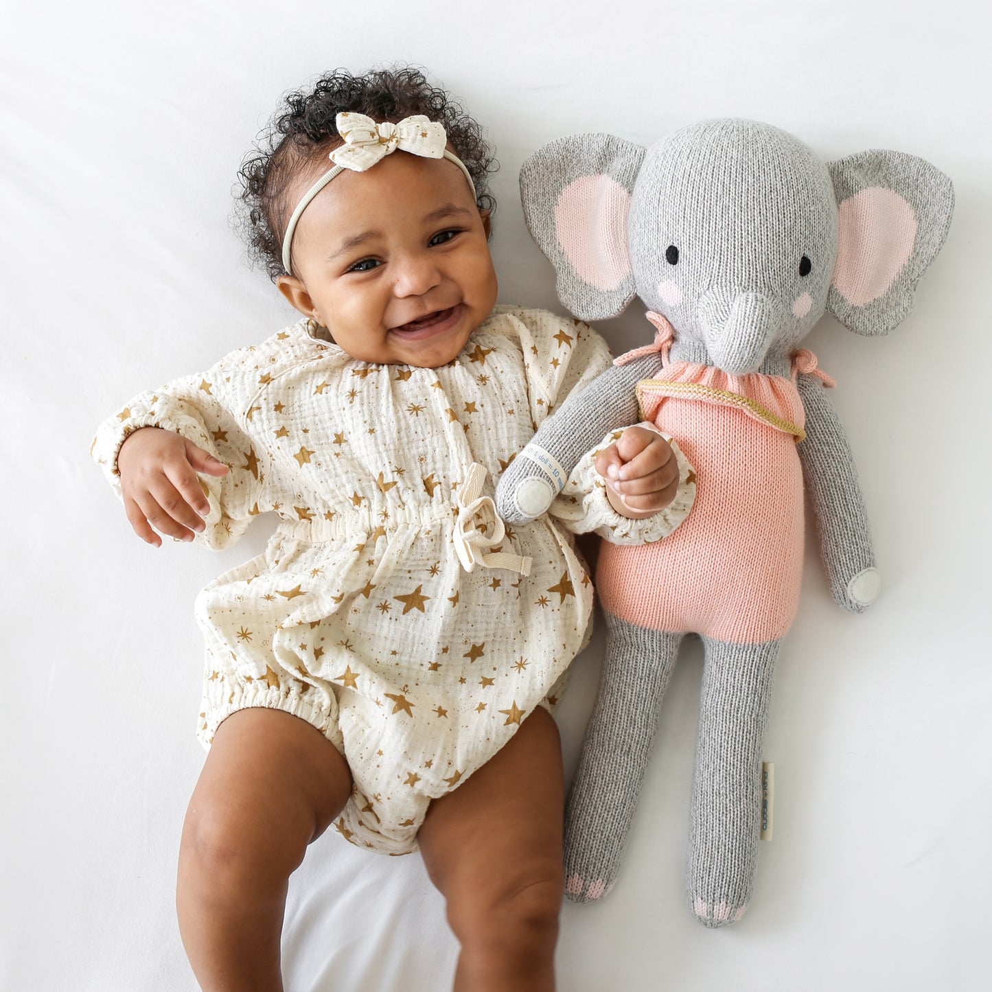cuddle + kind - Eloise the Elephant Handknit Dolls