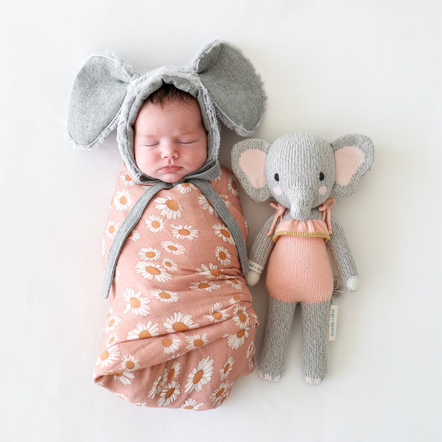 cuddle + kind - Eloise the Elephant Handknit Dolls