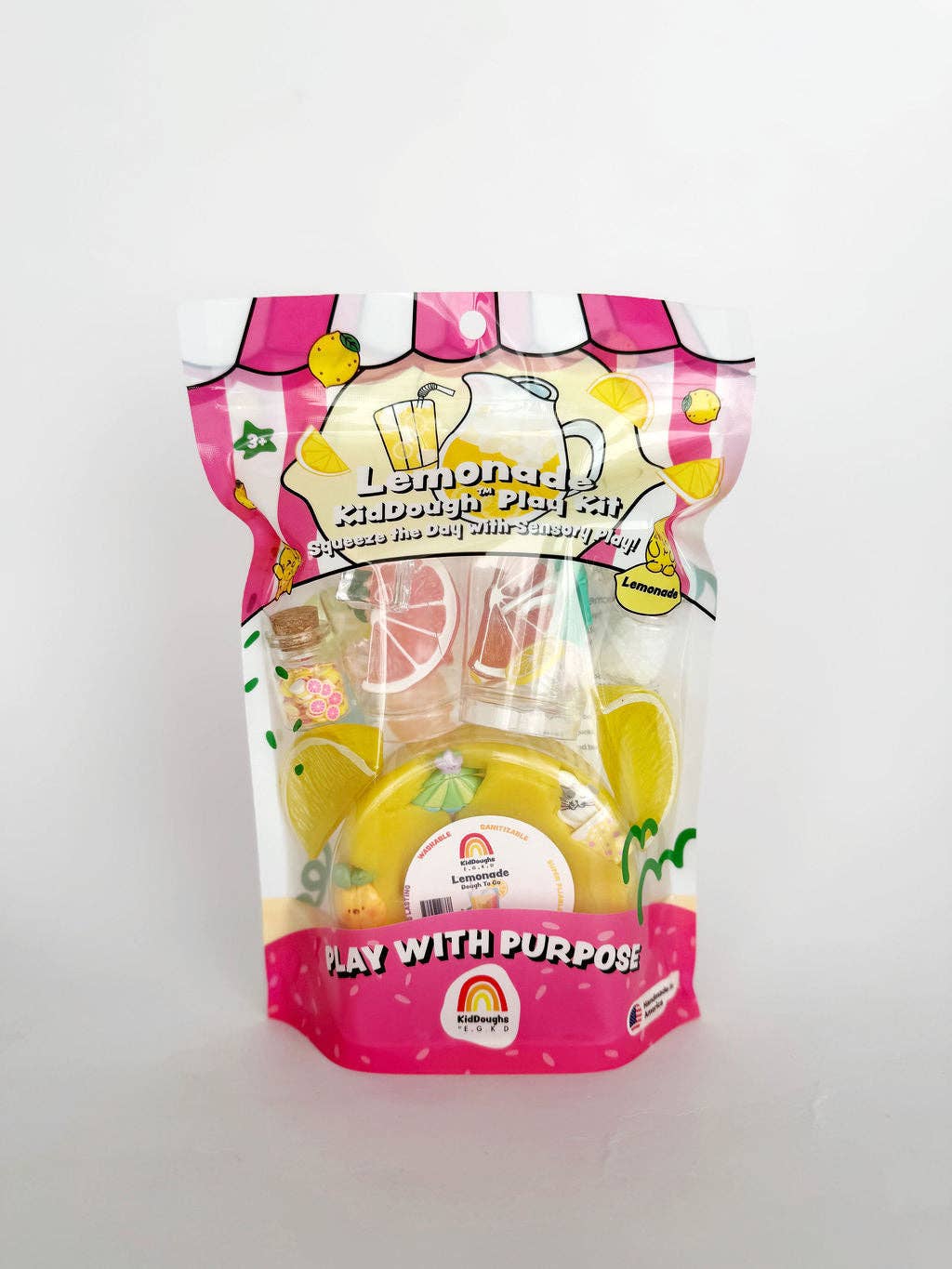 Earth Grown KidDoughs - Lemonade Play Kit