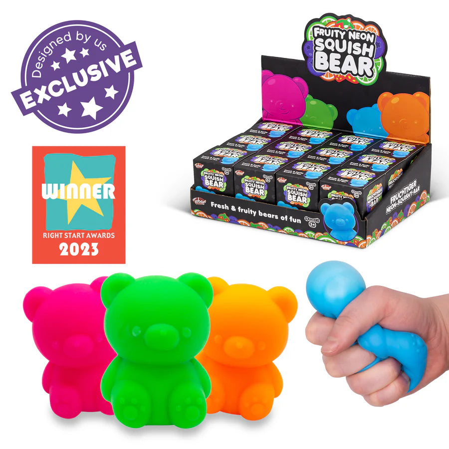 One for Fun - SCRUNCHEMS FRUITY NEON SQUISH BEARS