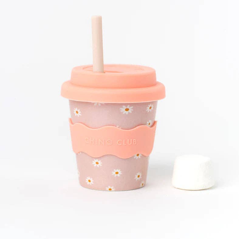Chino Club U.S. - Pink Daisy Babychino Cup 4oz