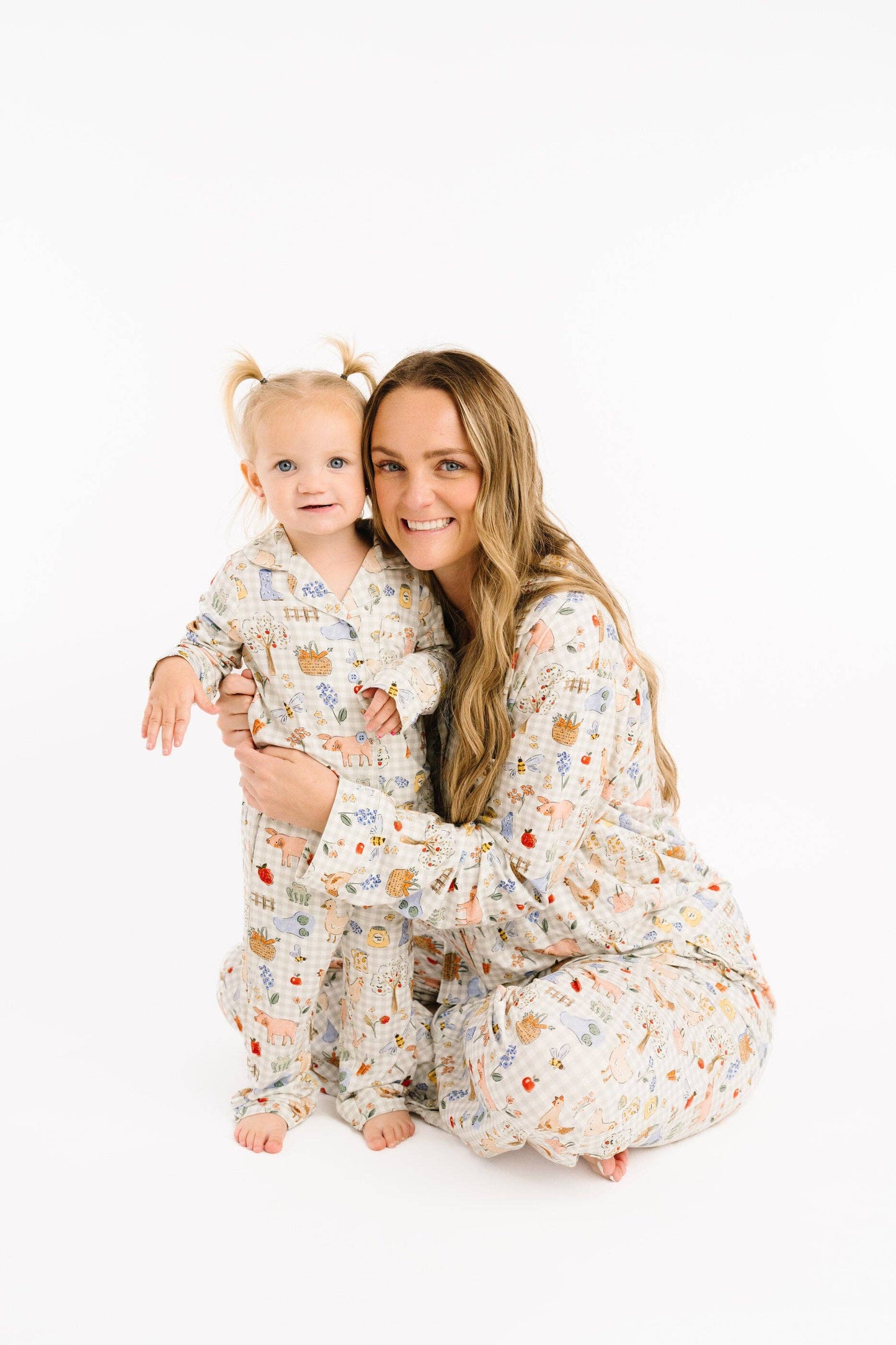 Little One Shop - Farm Days Bamboo PJ Button Up Set