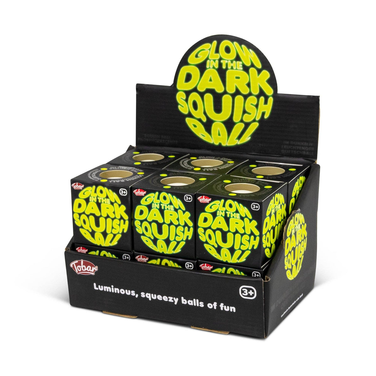 Showcase - Scrunchems® Glow In The Dark Squishy Ball Fidget Toy (1pc)