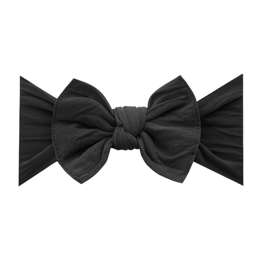 Baby Bling Bows - Original Knot headband: Smoke