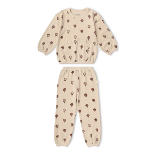 Makemake Organics - Organic Tee & Pant Slouch Set - Ballon Voyage