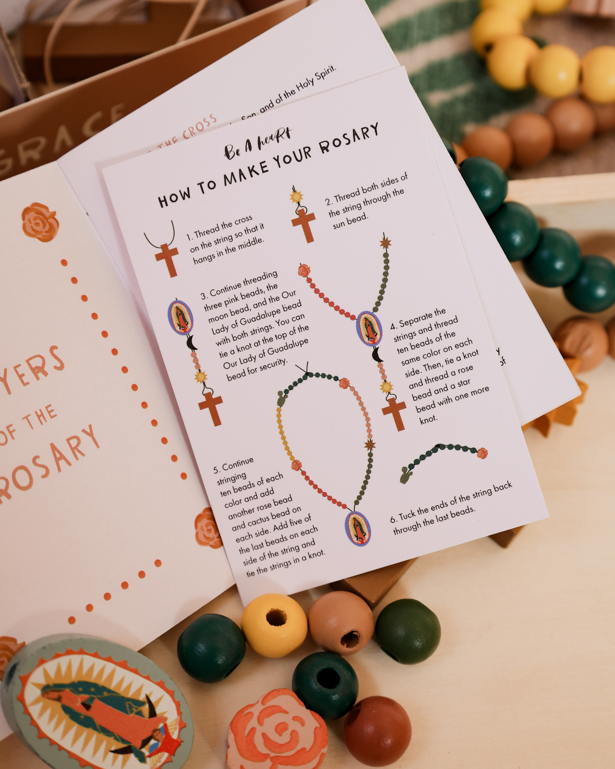Be A Heart - Our Lady of Guadalupe DIY Rosary Kit
