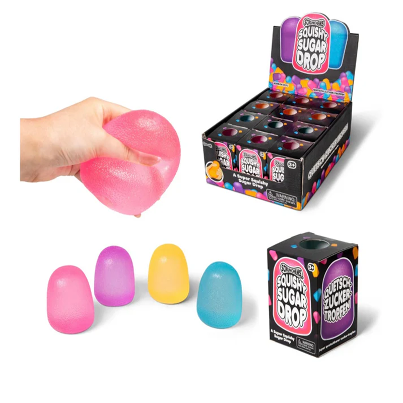 One for Fun - Scrunchems® Squishy Sugar Drop Fidget Toy (1pc) (Limti 3)
