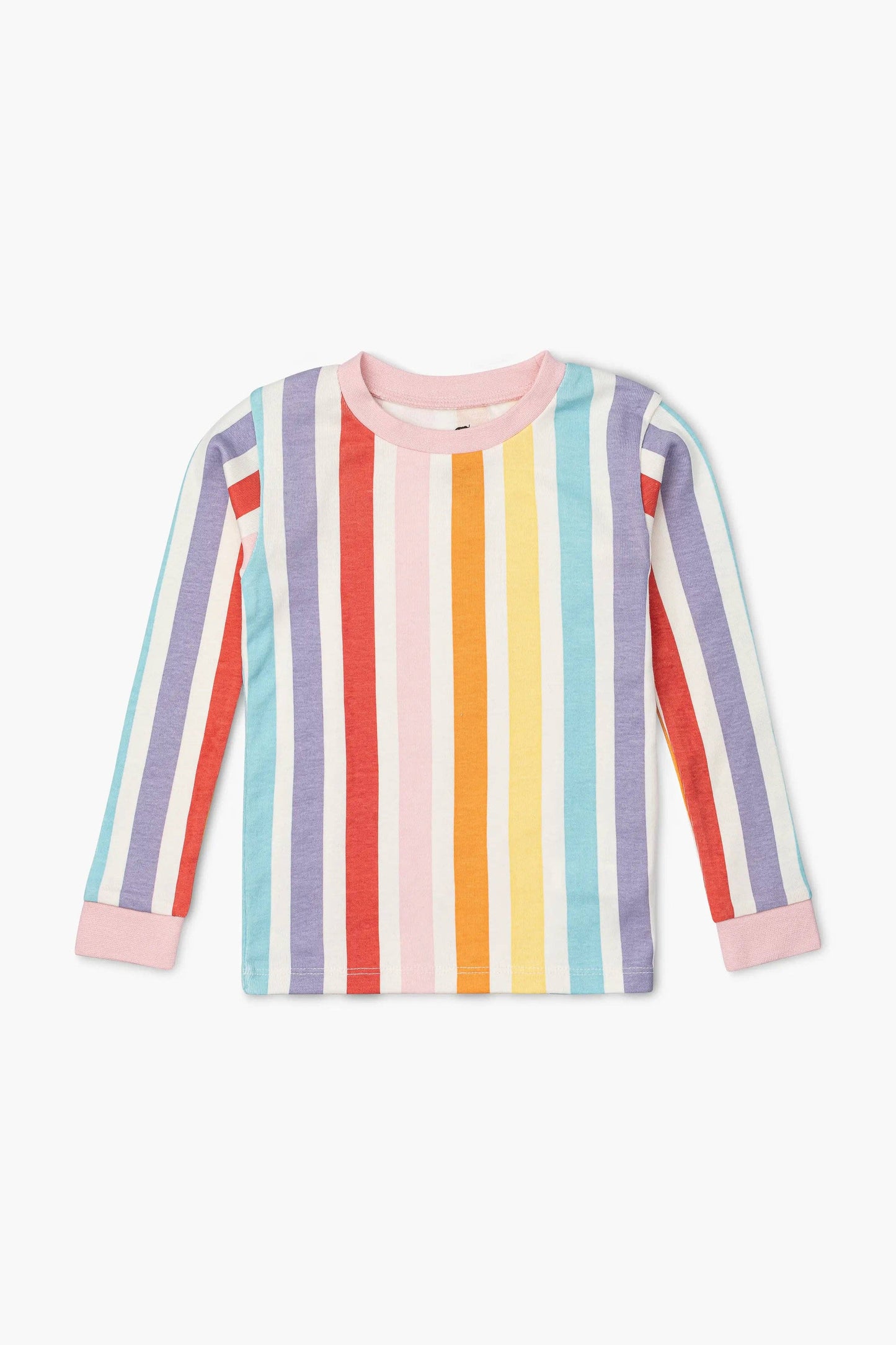 Monica + Andy - Two-Piece PJ Set: Rainbow Stripes