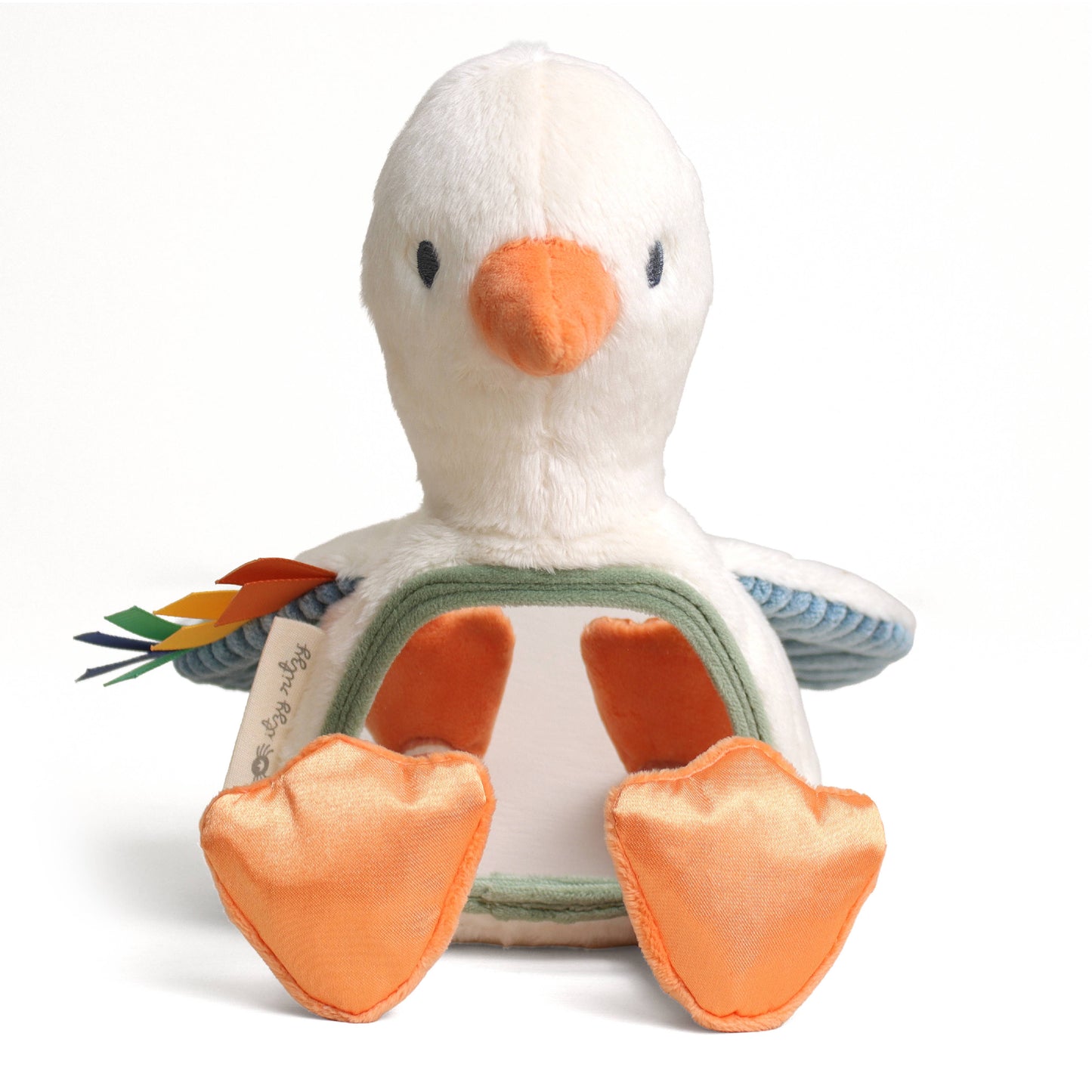 Itzy Ritzy - Itzy Bitzy Mirror™ Sensory Tummy Time Mirror - Goose