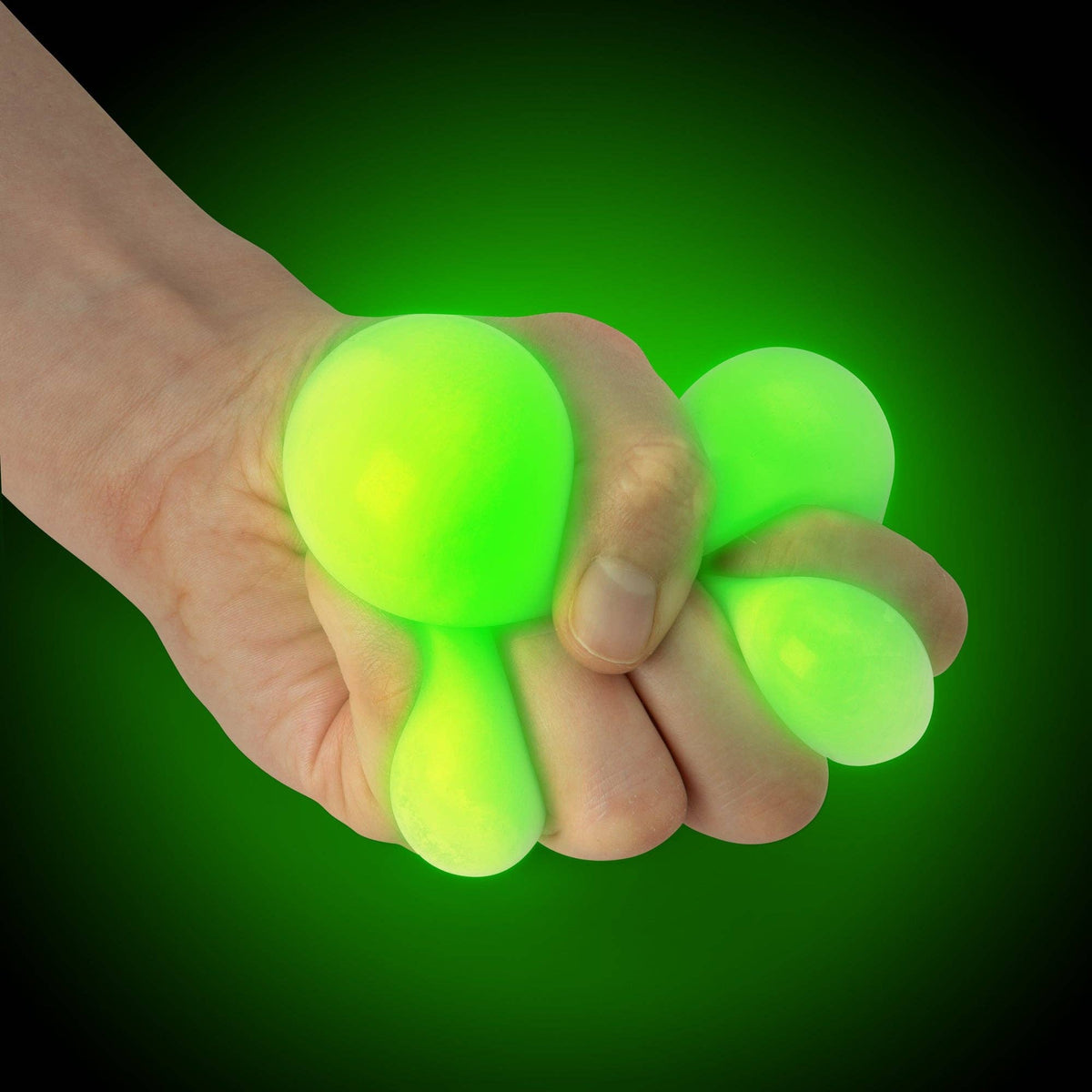 Showcase - Scrunchems® Glow In The Dark Squishy Ball Fidget Toy (1pc)