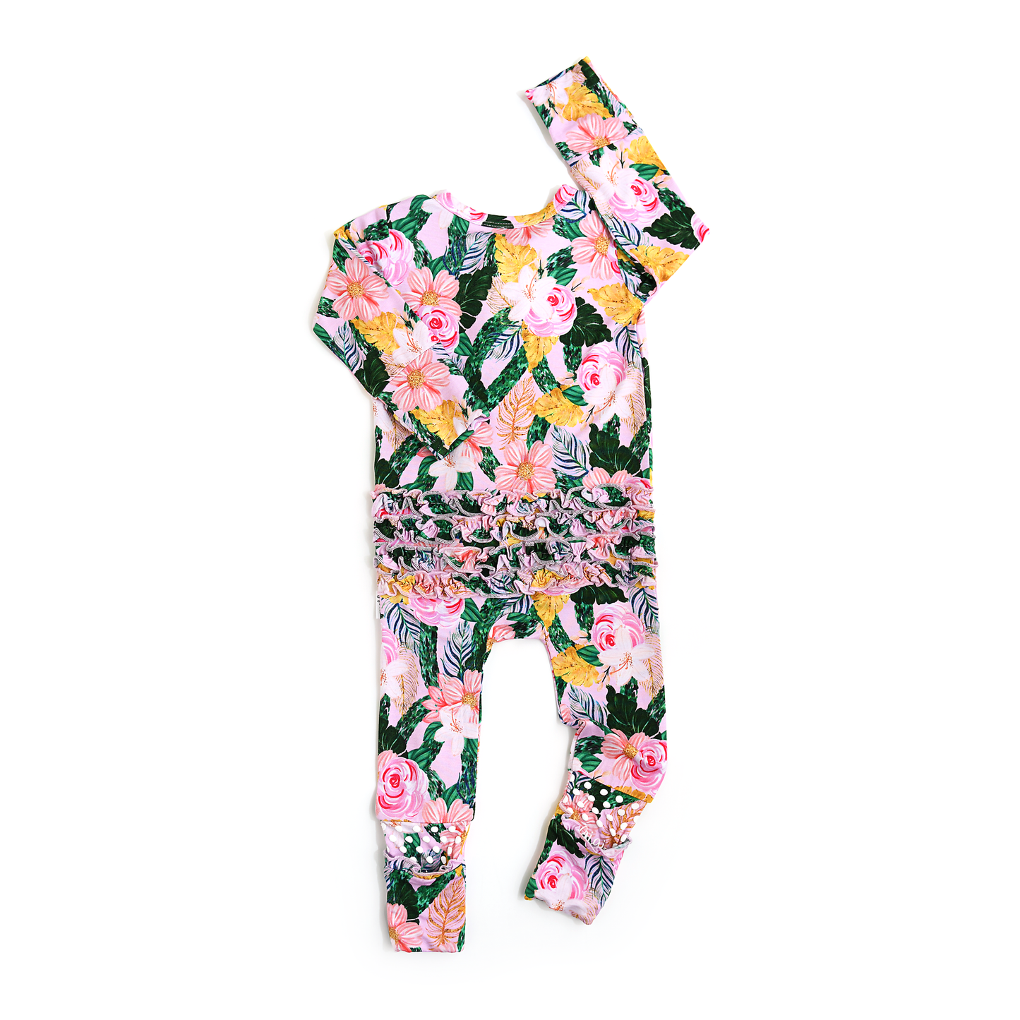Gigi and Max - Luana Ruffle Zip Bamboo One Piece Floral