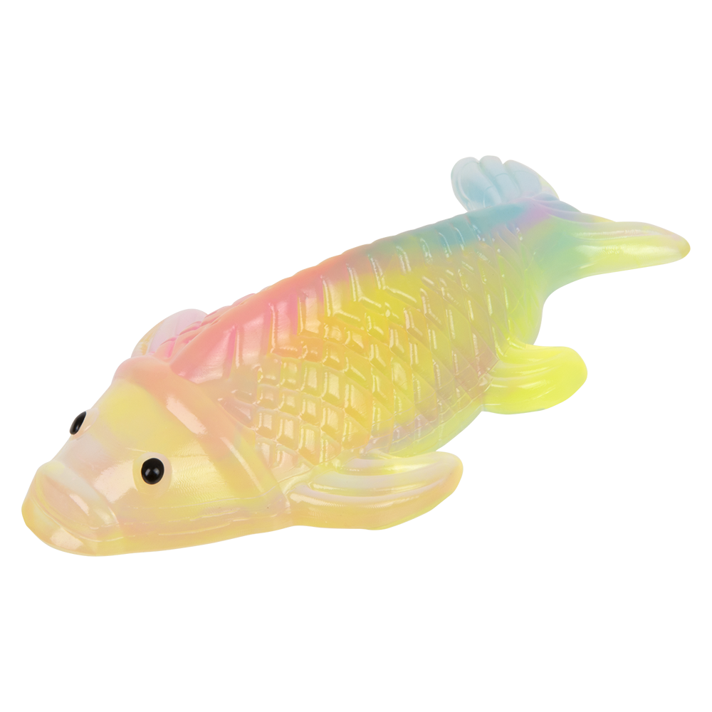 The Toy Network - (T) 4.5" STICKY RAINBOW KOI FISH Squish