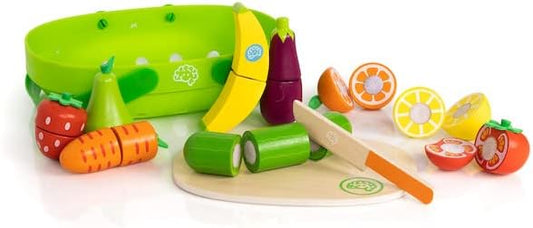 Fat Brain Toy Co. - Pretendables Fruit & Veggie Basket