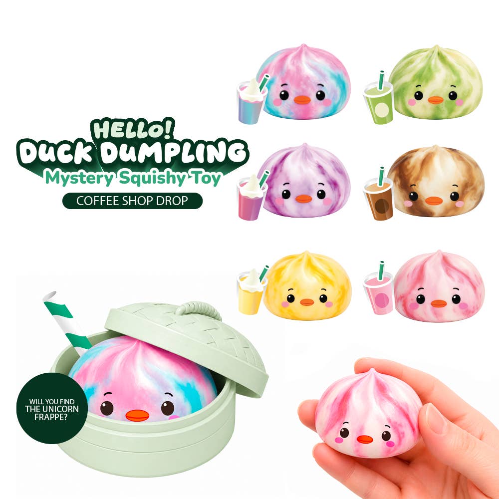 Top Trenz Inc - Hello Duck Dumpling Mini - Mystery Coffee Shop Drop (limit 3)