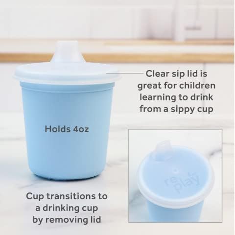 Re-Play - Tiny Dining 1st Meals Set - Ice Blue