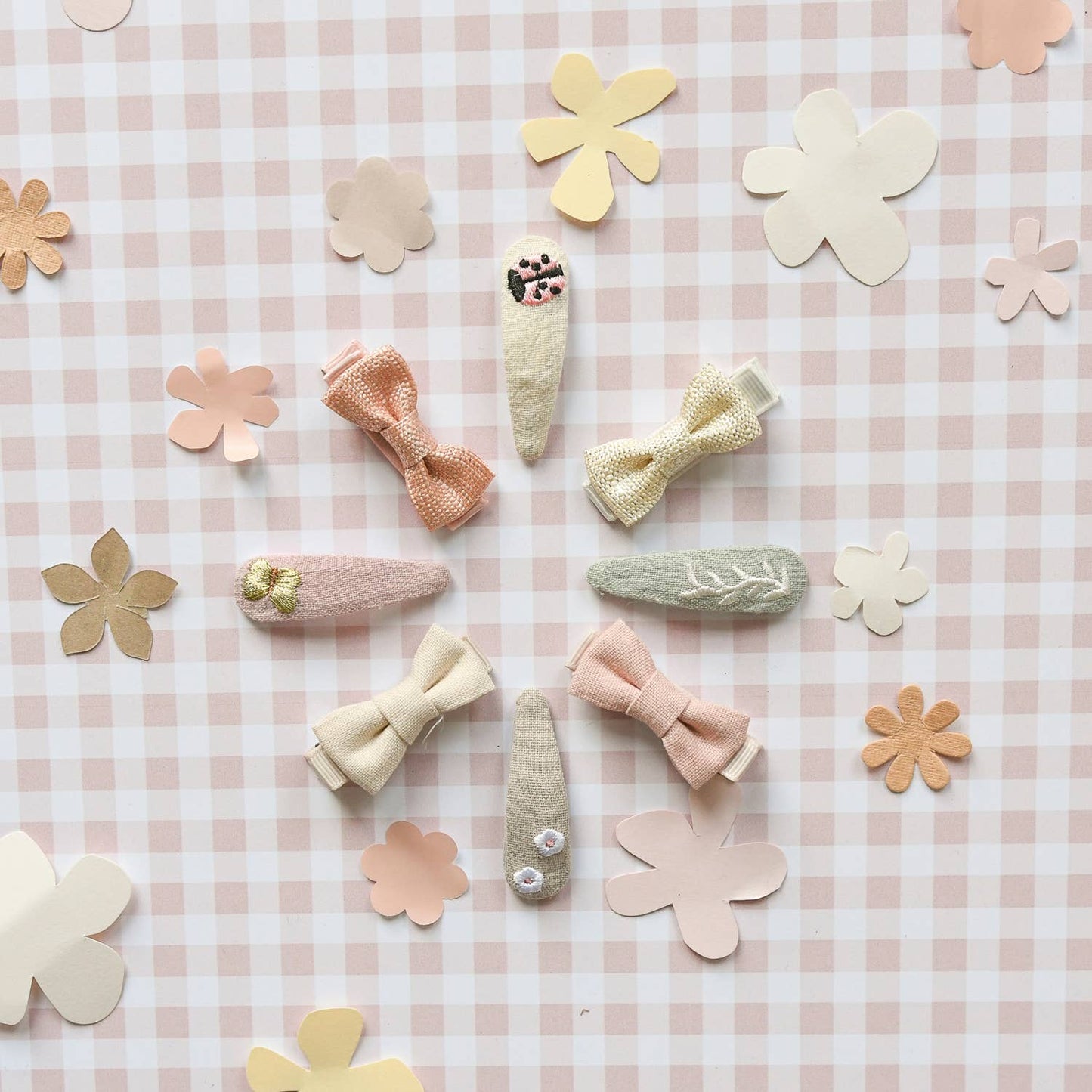 Rockahula Kids US - Linen Mini Bow Clips