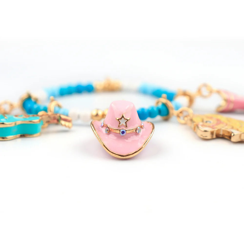 High IntenCity - Charm It! Gold Cowboy Hat Charm