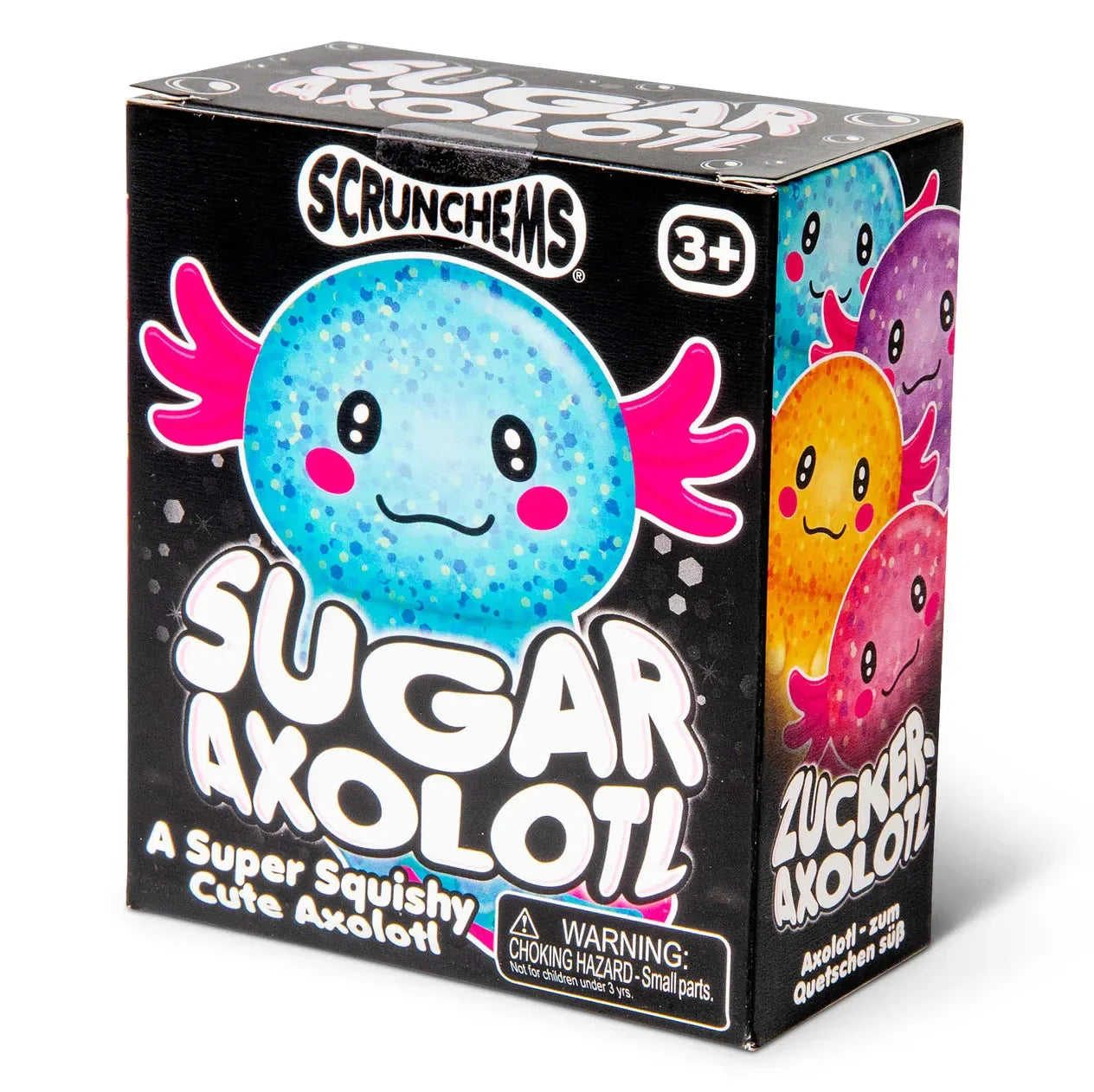 One For Fun - Scrunchems Sugar Axolotl Squishy Fidget Toy (Limit 1)