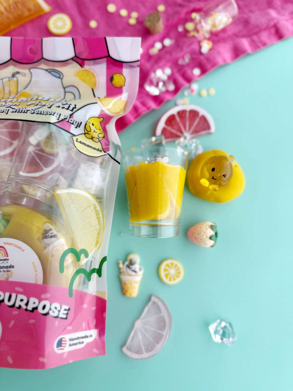 Earth Grown KidDoughs - Lemonade Play Kit