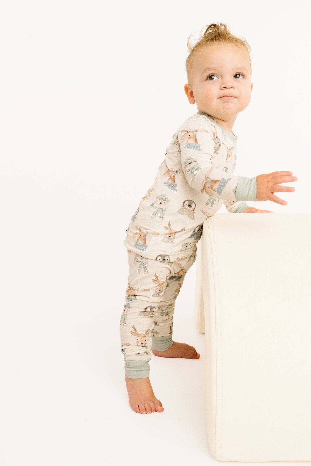 Little One Shop - Frosty Friends Bamboo PJ Set