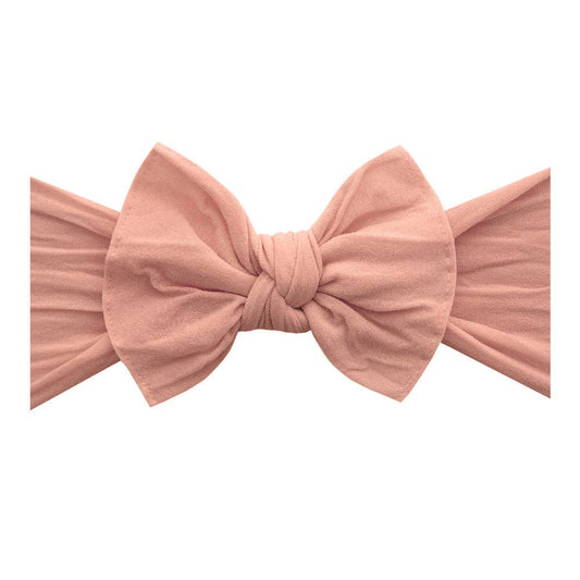 Baby Bling Bows - Baby Bling® The Original Knot soft nylon headband: Rose Gold