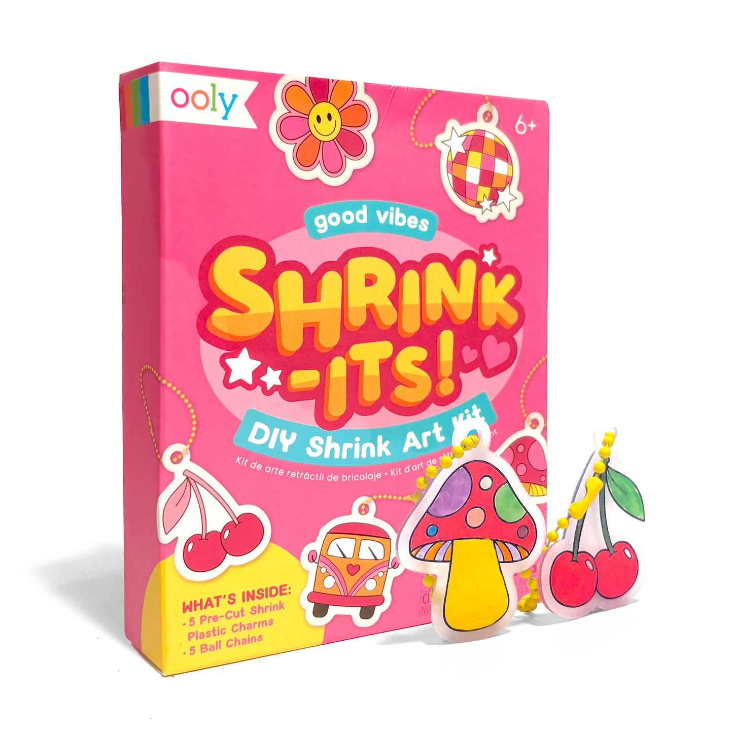 OOLY - Mini Shrink-Its! DIY Shrink Art Kit - Good Vibes