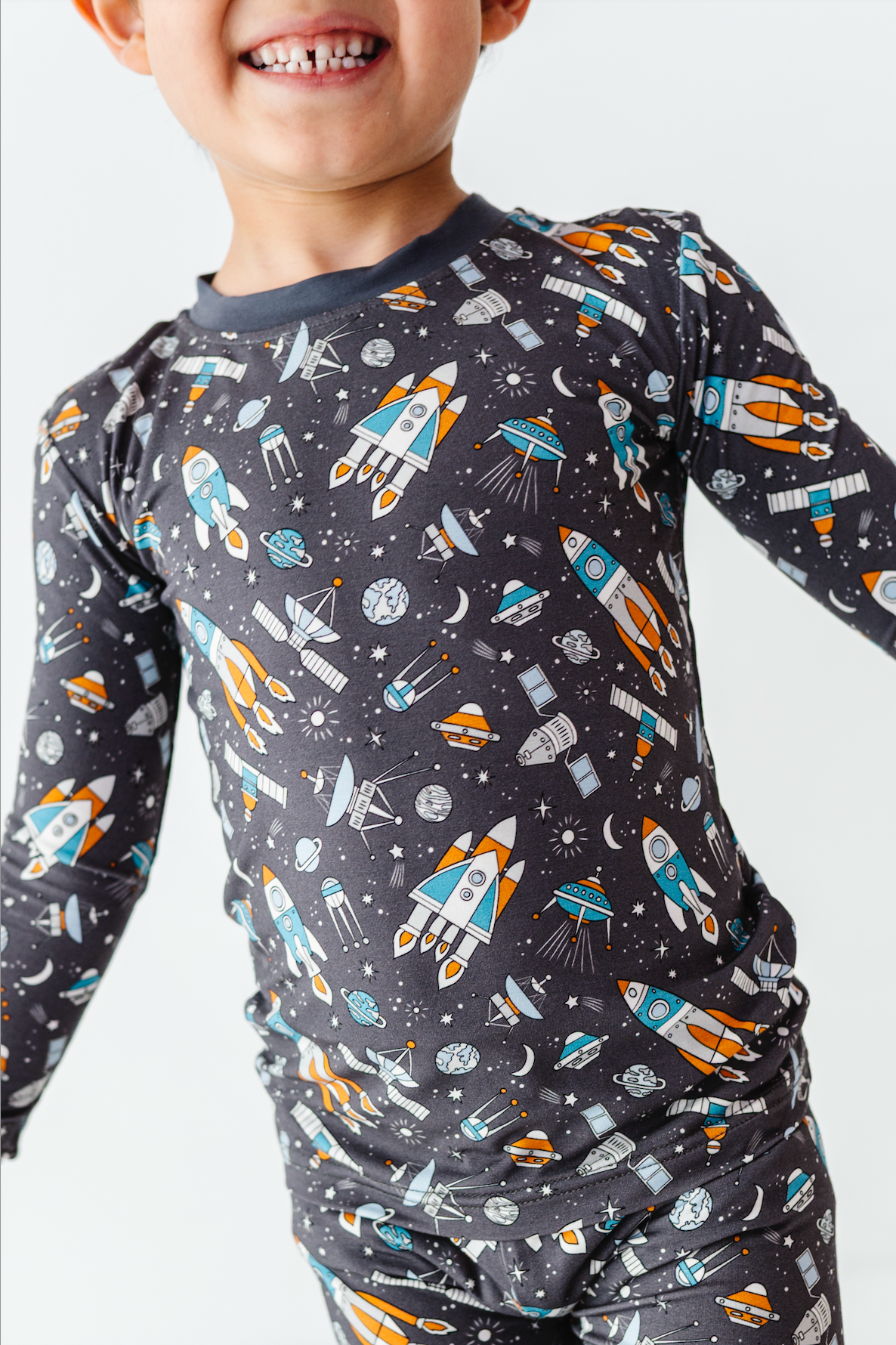 Bird & Bean® - Kids Bamboo Pajamas - Orbit