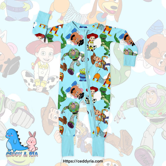 CEDDY & RIA - Toy Story Convertible PJ Romper
