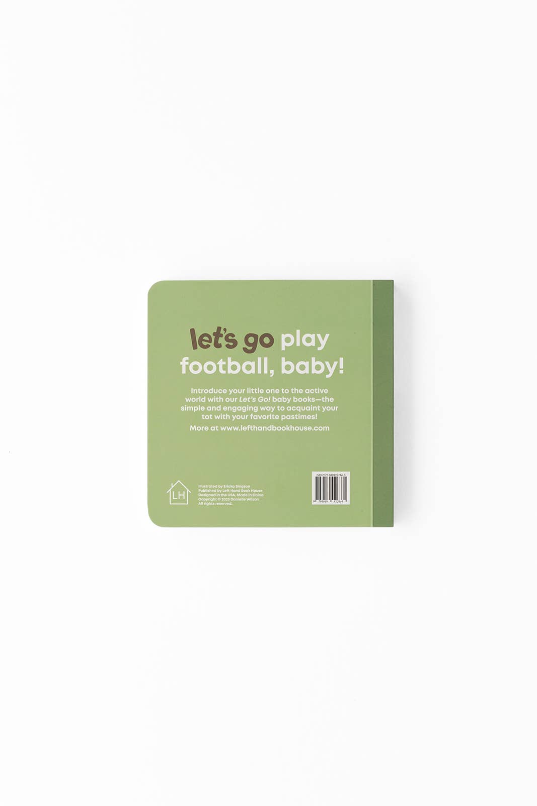 Left Hand Book House - Football Baby- Board Book