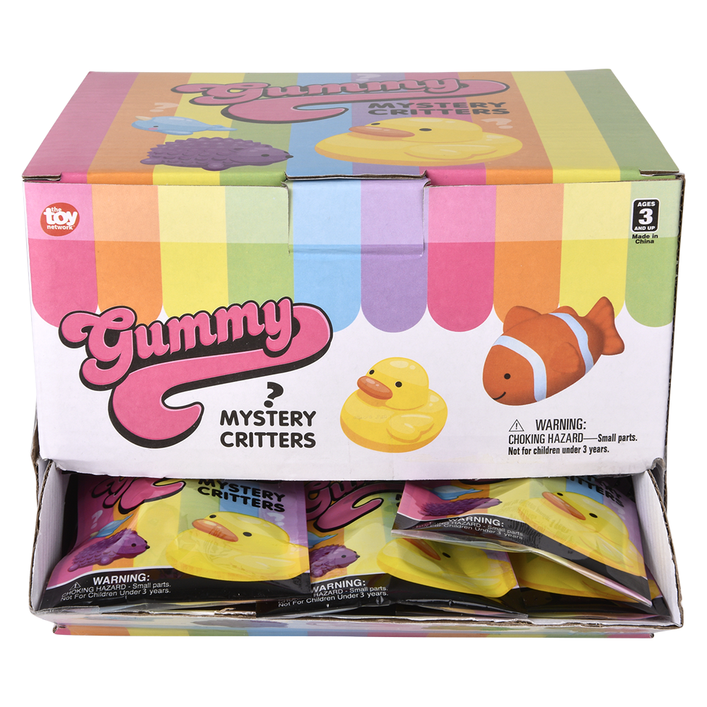 The Toy Network - (T) 1.5" GUMMY ANIMAL BLIND BAG