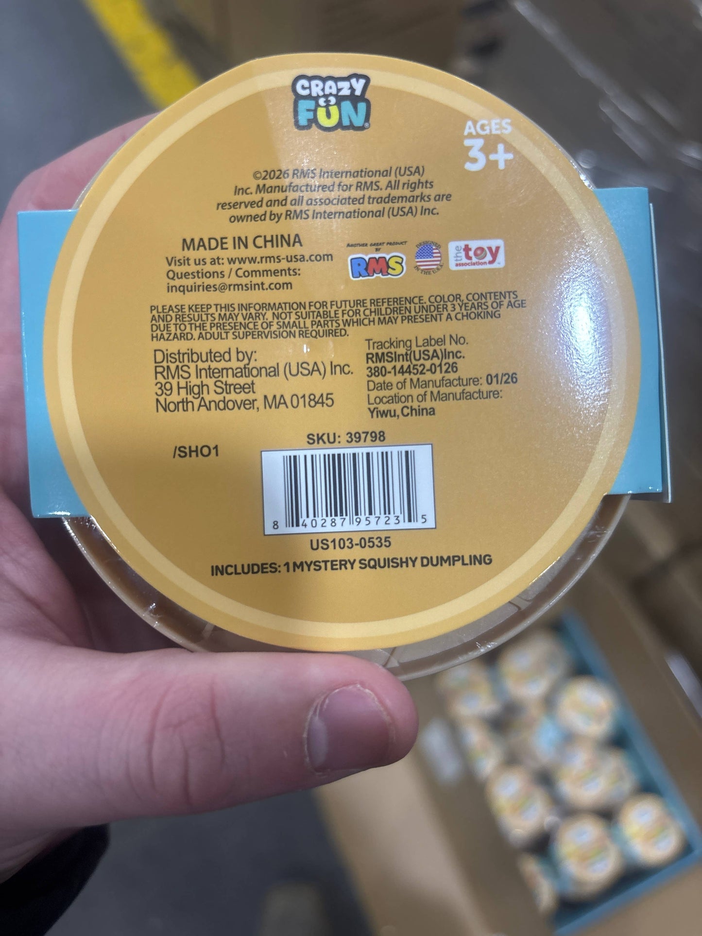 Crazy Fun - RMS® Crazy Fun™ Mystery Bao Bun – Rare Rainbow Chase (limit 1)