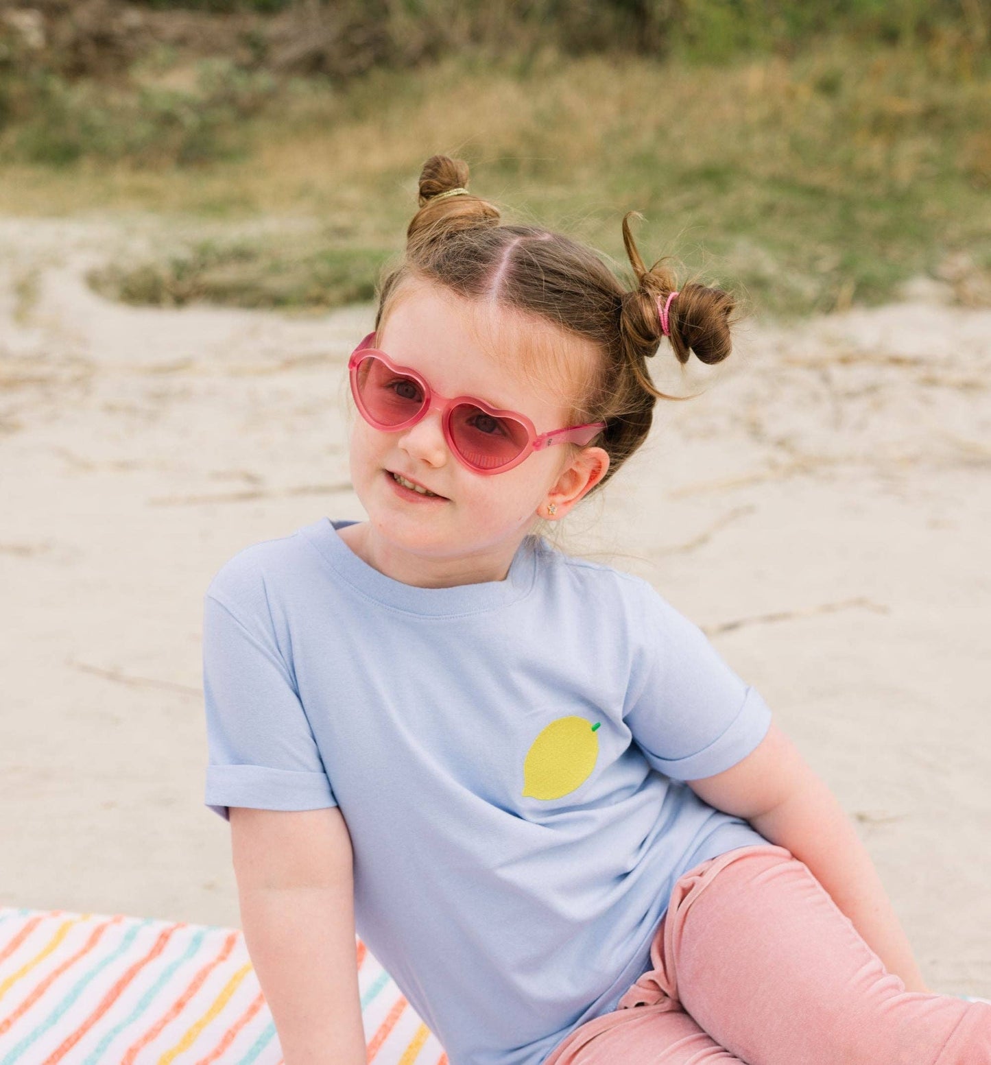 Babiators - Fuchsia Haze Heart with Pink Mirrored Lenses