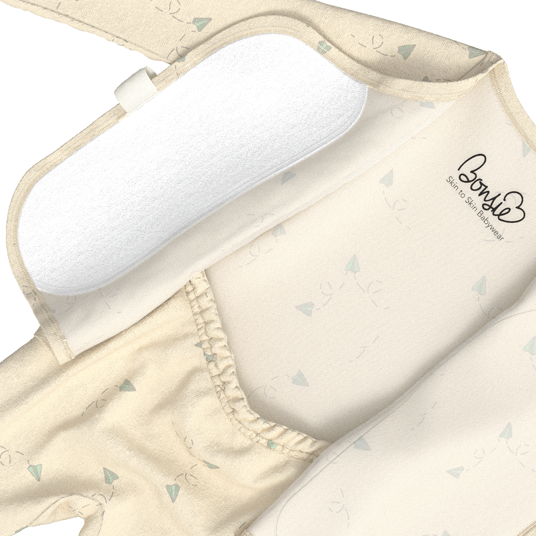 Bonsie Skin to Skin Babywear - Footie - Flight Crew