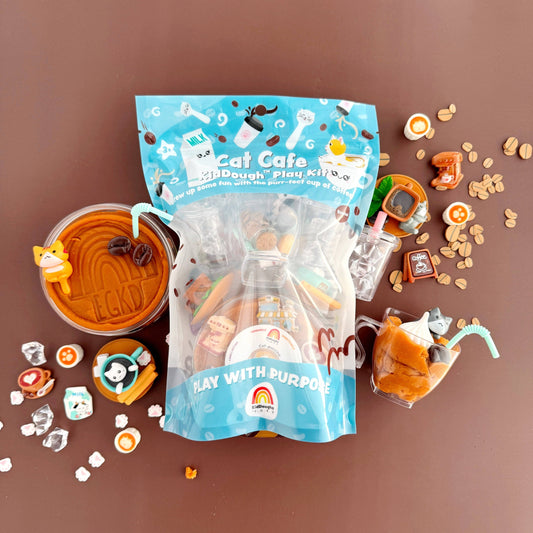 Earth Grown KidDoughs - Cat Cafe KidDough Play Kit