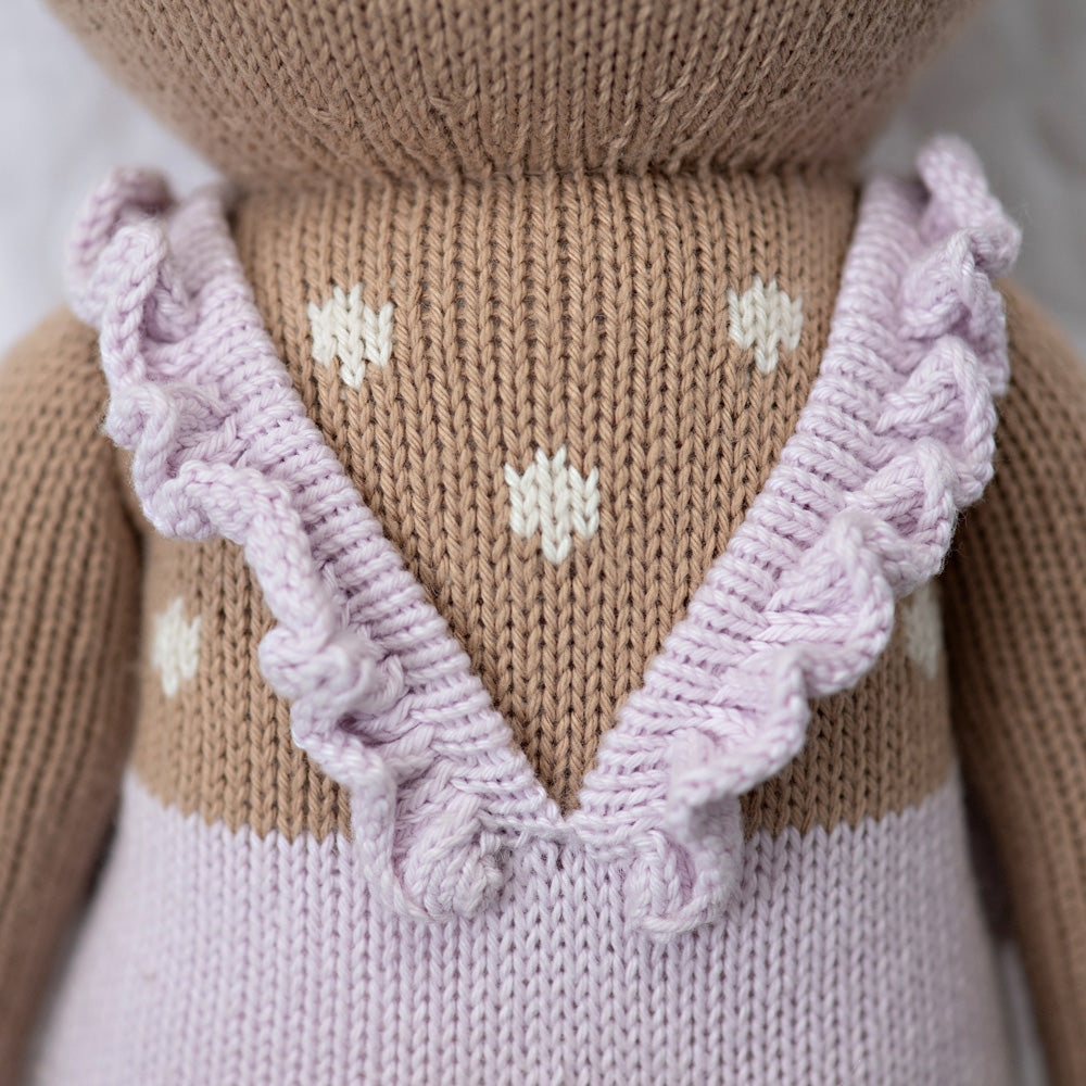cuddle + kind - Violet the Fawn Handknit Dolls