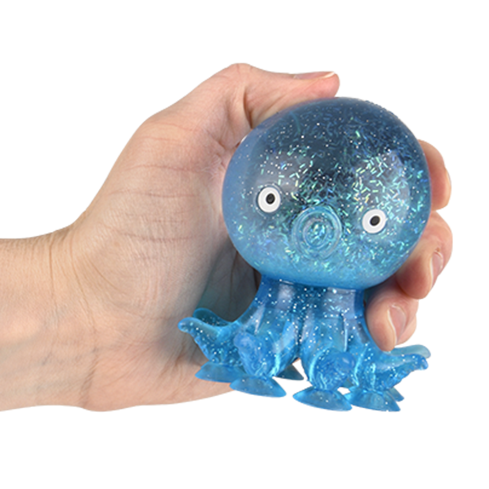 The Toy Network - (T) 3.5" WATER FILLED SUCTION OCTOPUS