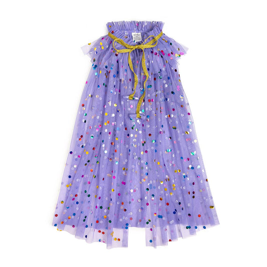 Sweet Wink - Lavender Confetti Cape - Kids Dress Up Cape