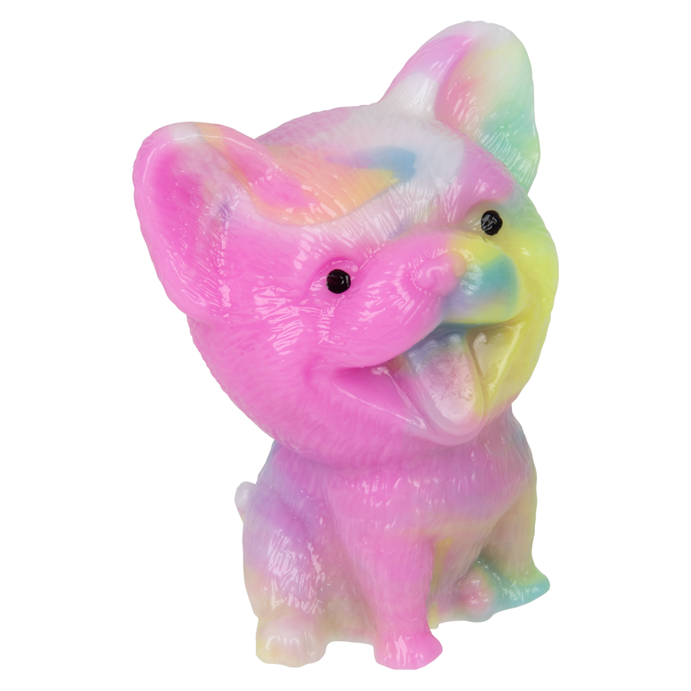 The Toy Network - (T) 2.75" STICKY RAINBOW CORGI