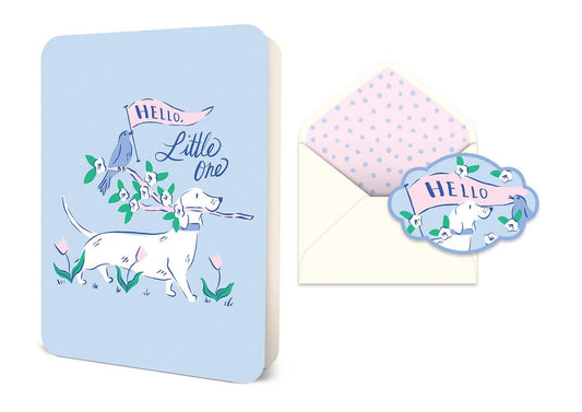 Studio Oh! - Hello, Little One Deluxe Greeting Card