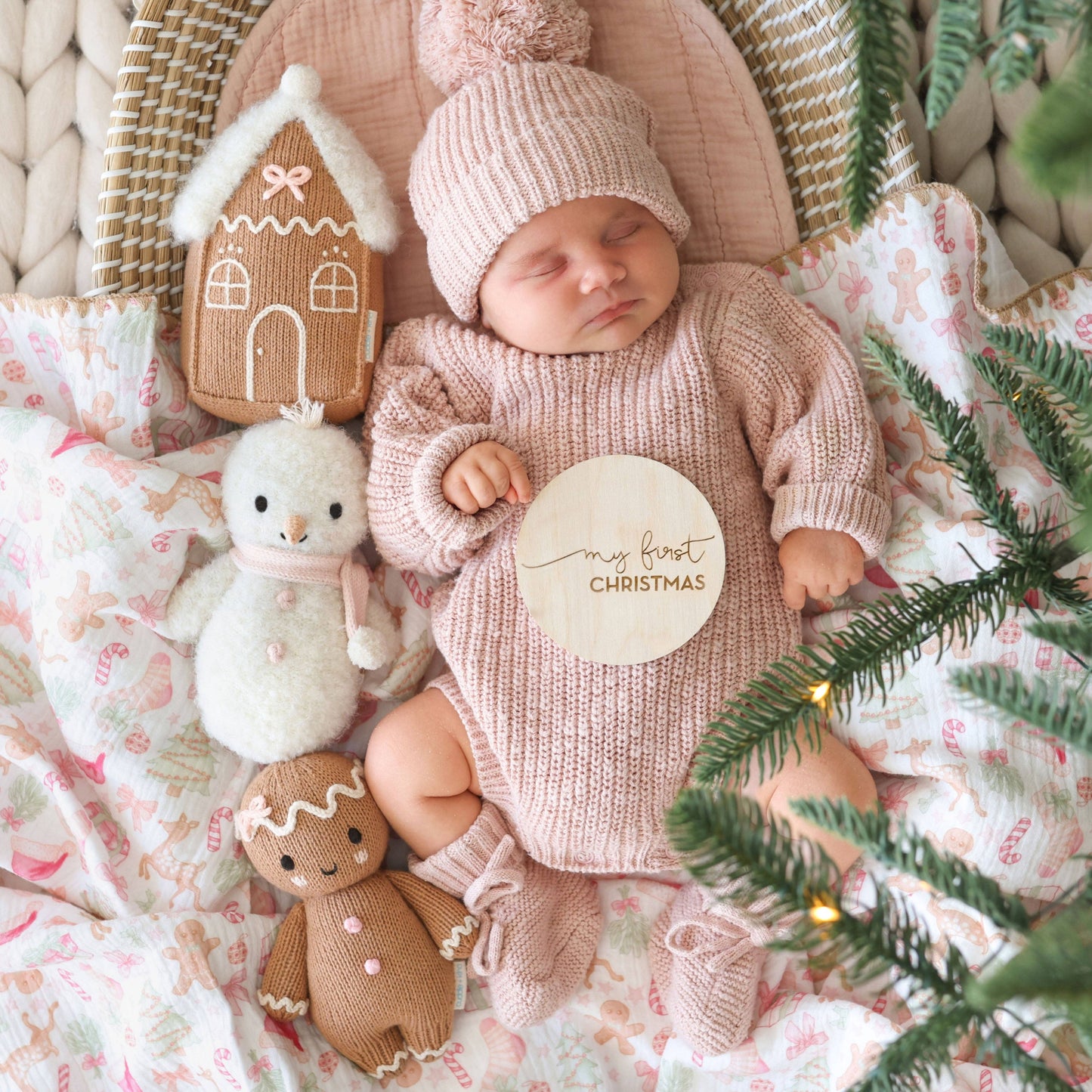 cuddle+kind - Baby snowman (blush)